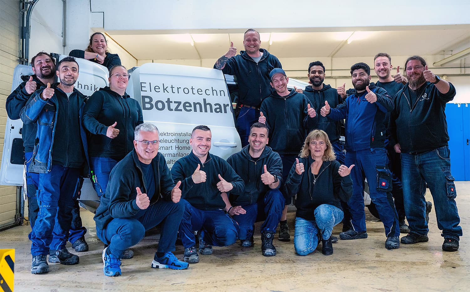 Das Team der Elektrotechnik Botzenhard GmbH
